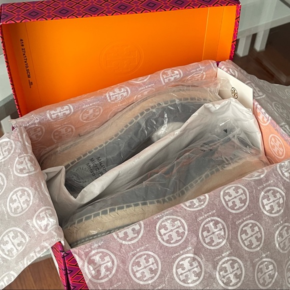 Tory Burch Color-Block Espadrille Wedge - Picture 8 of 8